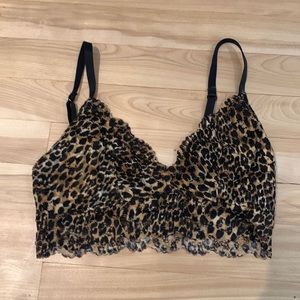 XS Bralette leopard print